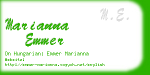 marianna emmer business card